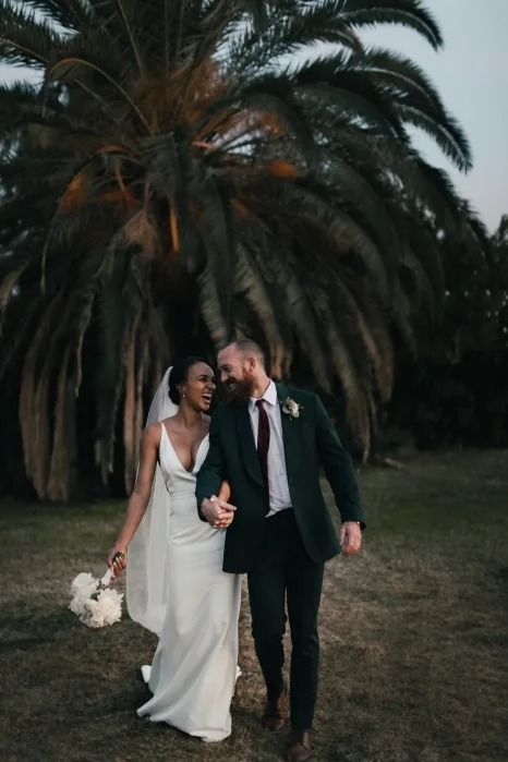Photographie d'un couple de marier